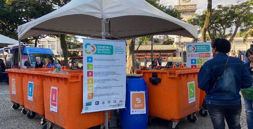 Praça da Estação receberá 12° edição do “Coleta Seletiva na praça” nesta quinta, 27