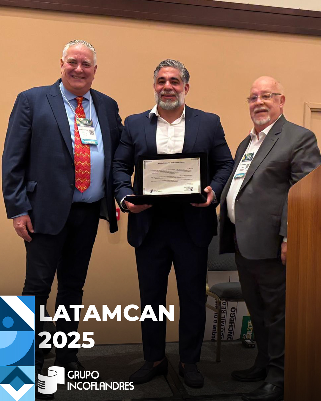 🎉 Cinbal recebe homenagem na noite de encerramento da LATAMCAN! 🏆