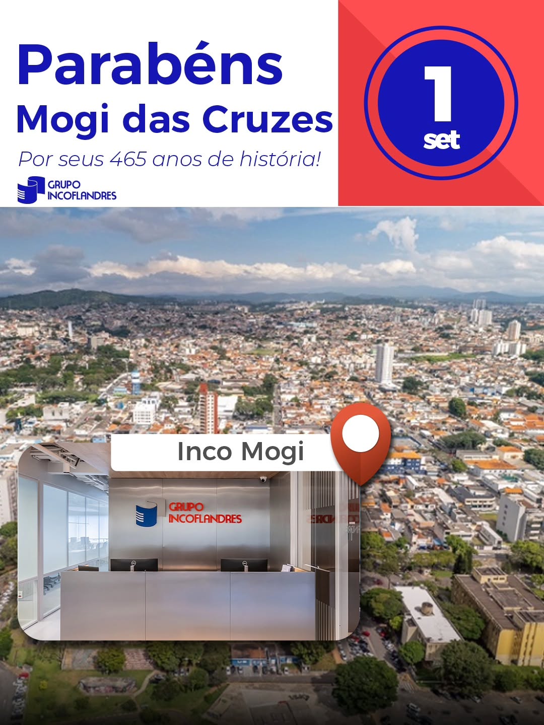 📍 Mogi das Cruzes, 465 anos de história e desenvolvimento 👏