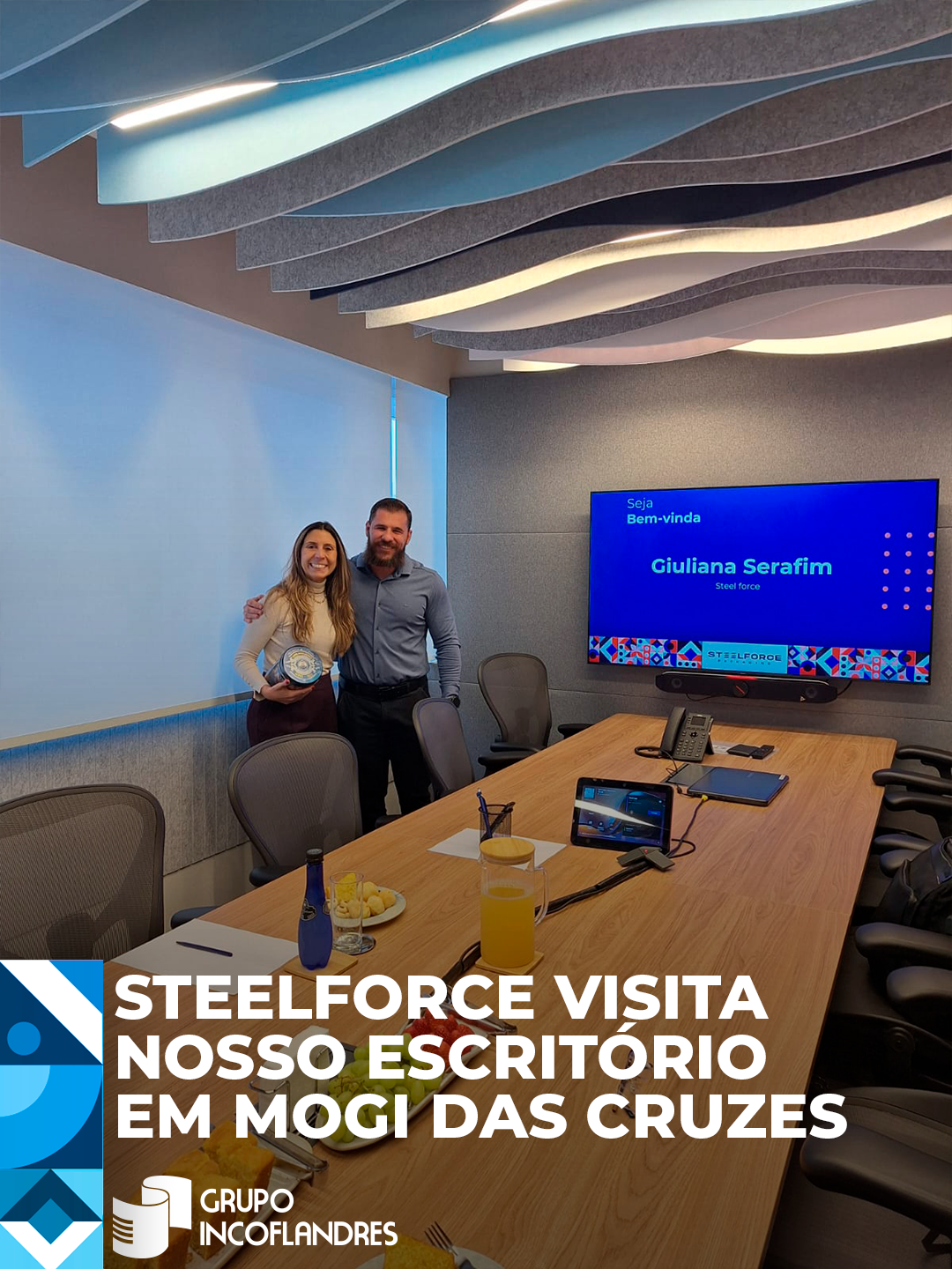 Fortalecendo parcerias: visita da Steelforce ao escritório de Mogi das Cruzes